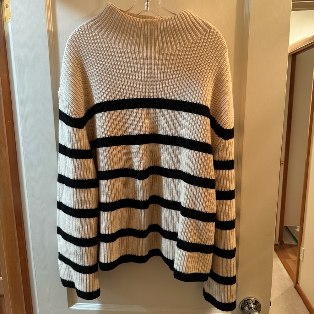 & Other Stories Mock Neck Sweater - size L